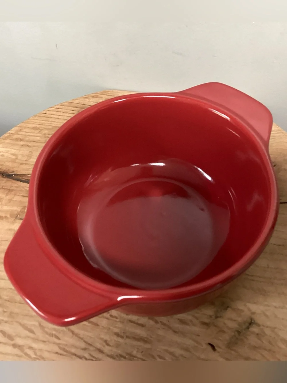 🔴 Vintage Chantal Cookware Casserole Dish / Soup Bowl - Beautiful Red Design